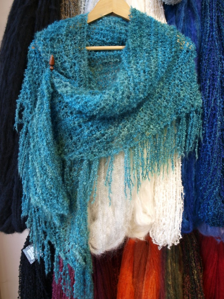 Touch Boucle Shawl - Free Pattern