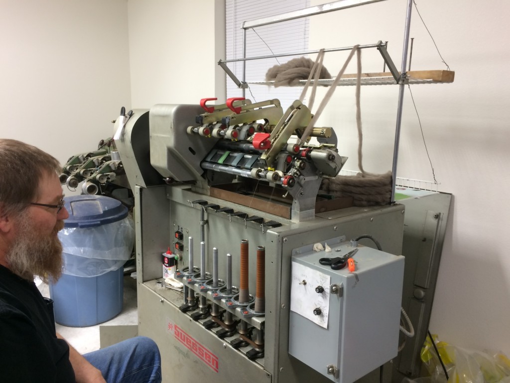 Arctic Qiviut being processed at their mill in Alaska